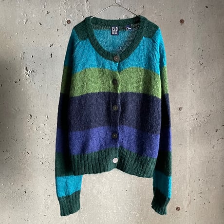 90s GAP border mohair knit
