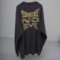 90s Bad boy faded both sides print T-shirt