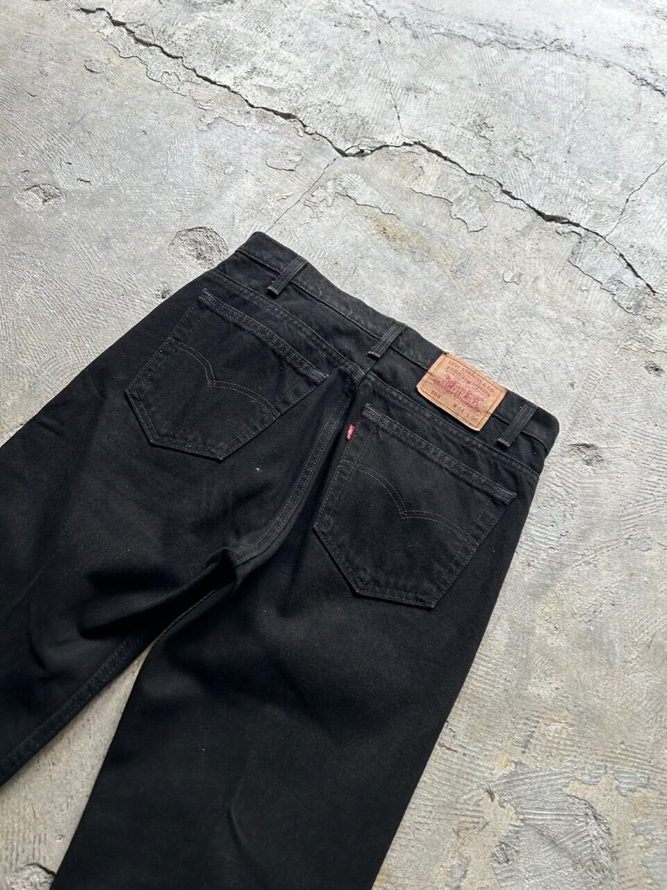神サイズ 90s Levis 505 ブラック デニム W34 L30 神サイズ 90s Levis 505 ブラック デニム W34 L30 USA製 ~90年代