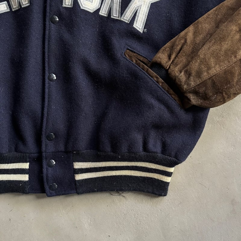 【90s】delong アワードジャケット 90s DeLONG award jacket “New York Yankees” | su