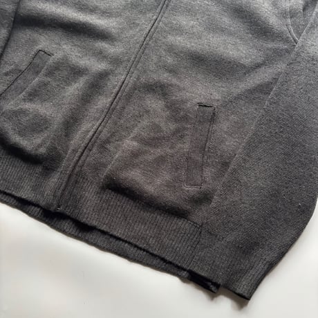 90's~ Wool/Acrylic knit zip-up jacket