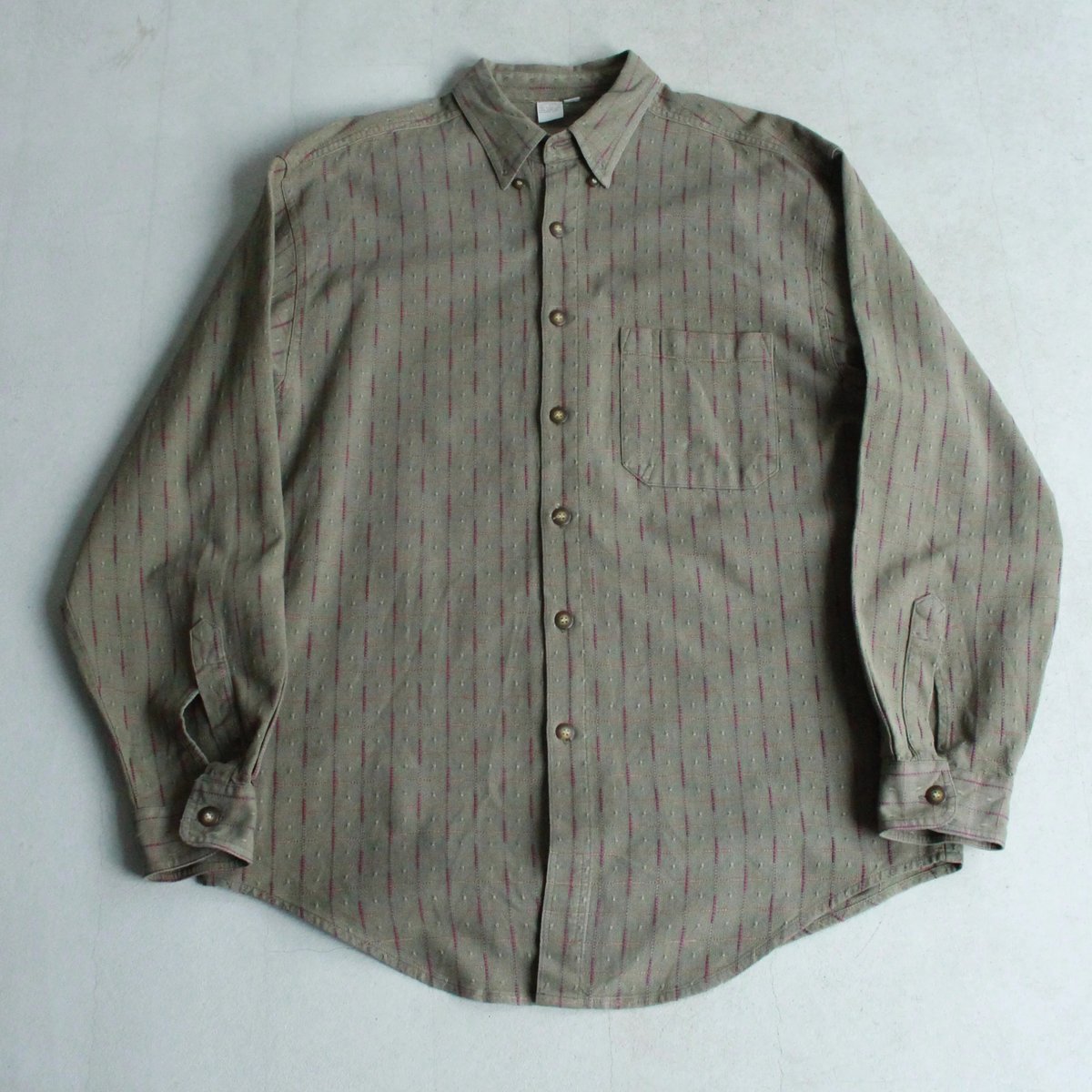 90s THE TERRITORY AHEAD ロング Tシャツ 90s〜 The Territory Ahead native flannel shirt |