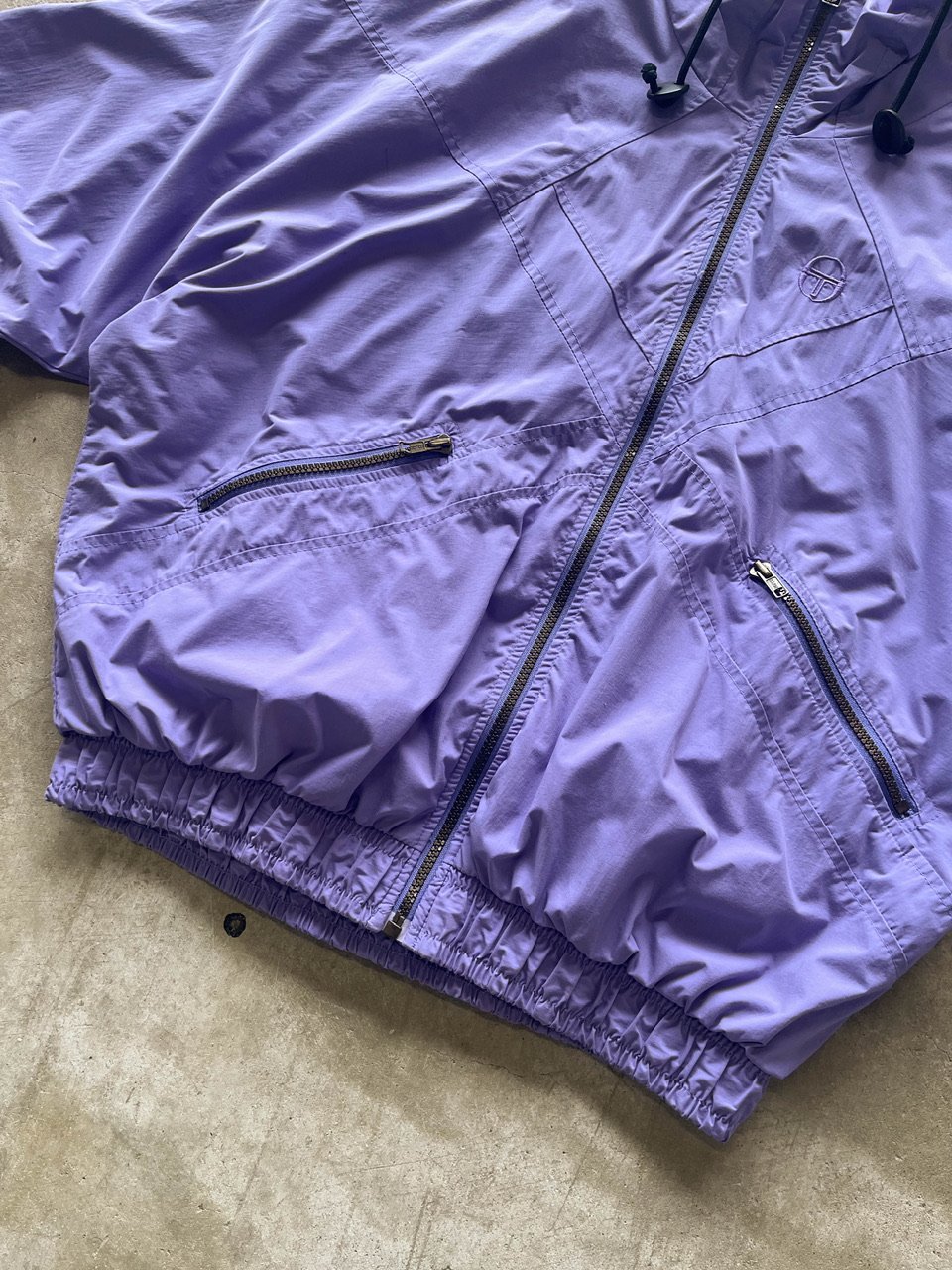 90s Sergio Tacchini design nylon zip up jacket