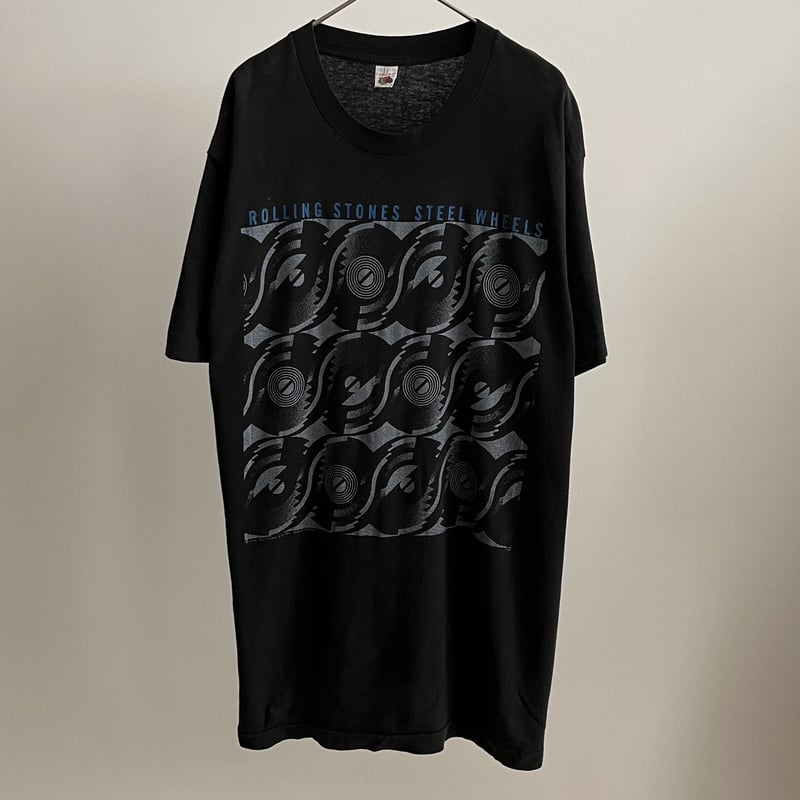 80s Rolling stones steel wheel tour print tee 80s Rolling stones steel wheel tour print tee