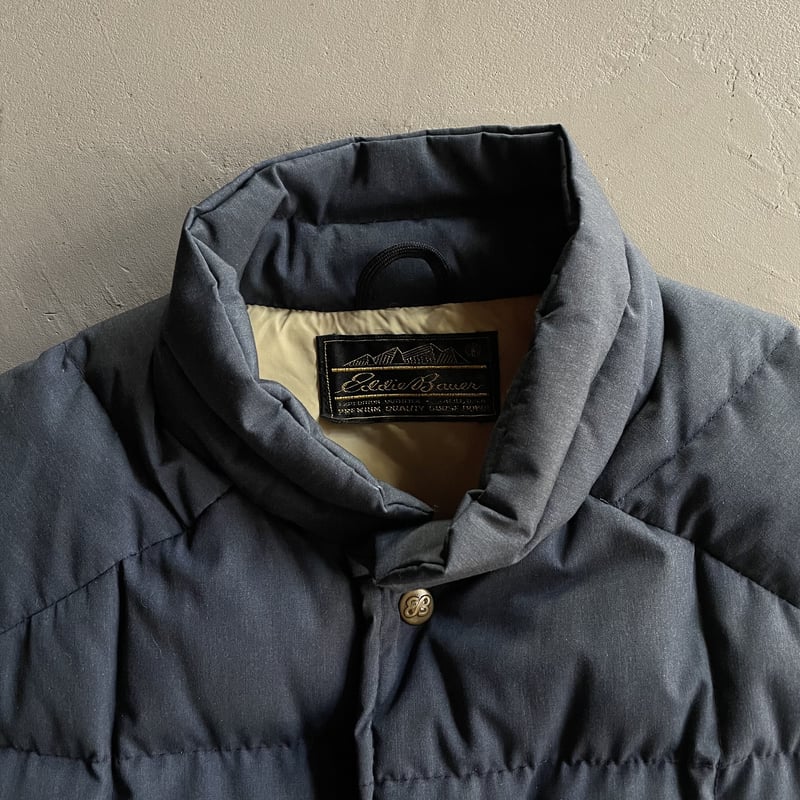 80's Eddie Bauer ダウンベスト ネイビー 48 ビンテージ 80's Eddie Bauer ダウンベスト ネイビー 48 ビンテージ 80'S
