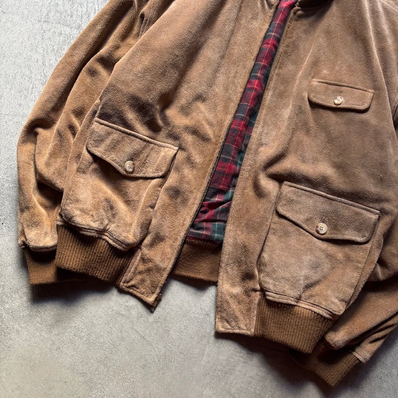 80s〜 Ralph lauren polo country suede leather ja