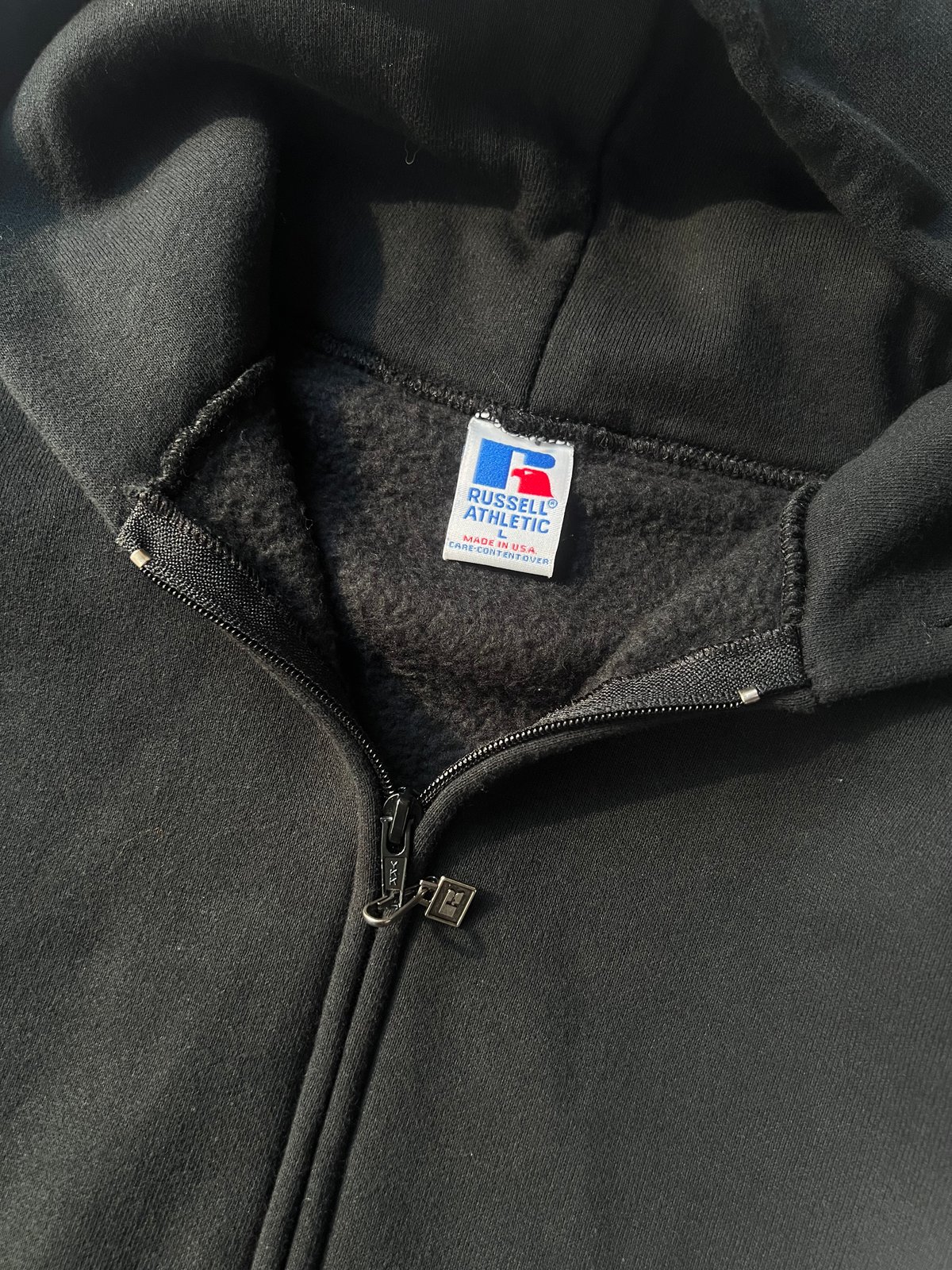 90s RUSSELL ジップフーディ 90's Russell Athletic Zipup Hoodie size L 人気のベーシックなジップ
