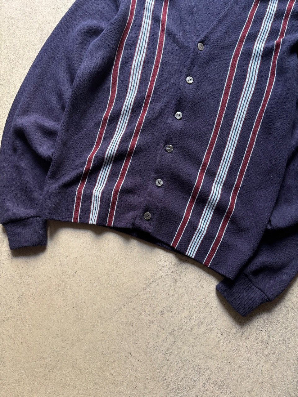 超希少 70s Sears アクリル ストライプ アーガイル ニットカーディガン 楽天市場】70年代 シアーズ Sears ストライプ柄 アクリルニット