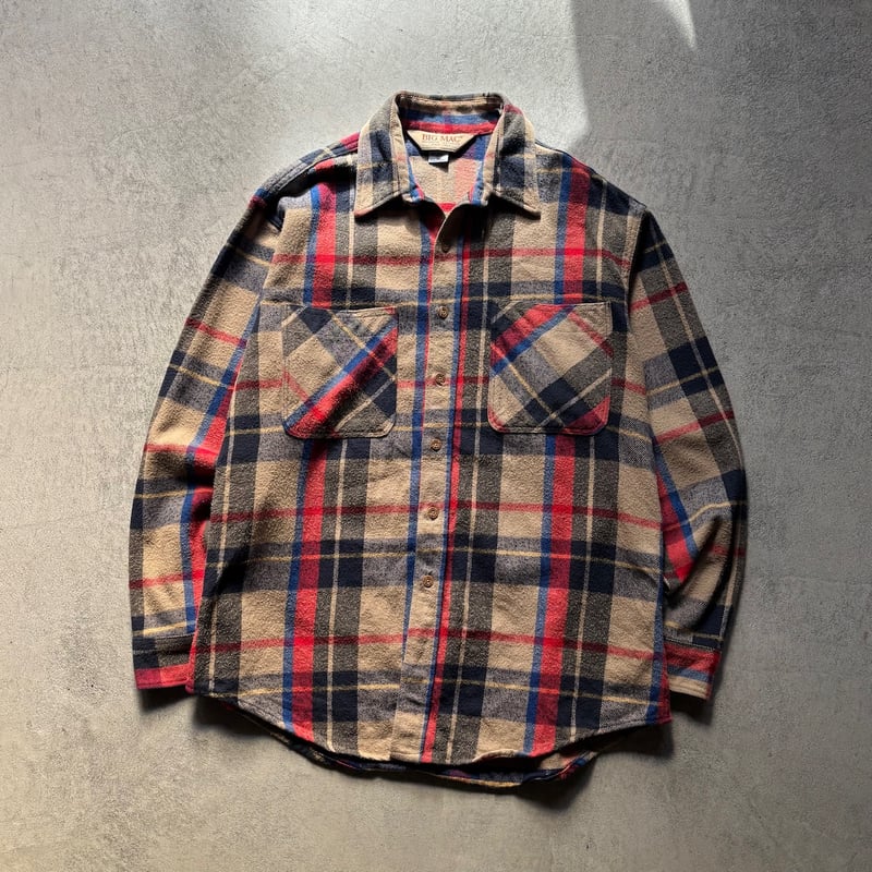 80s〜Big mac cotton heavy flannel shirt | sui &