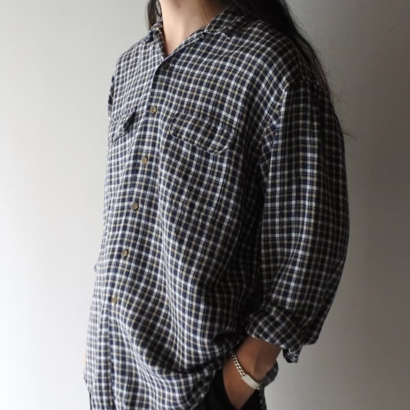 90s Gap plaid L/S shirt | sui & shara