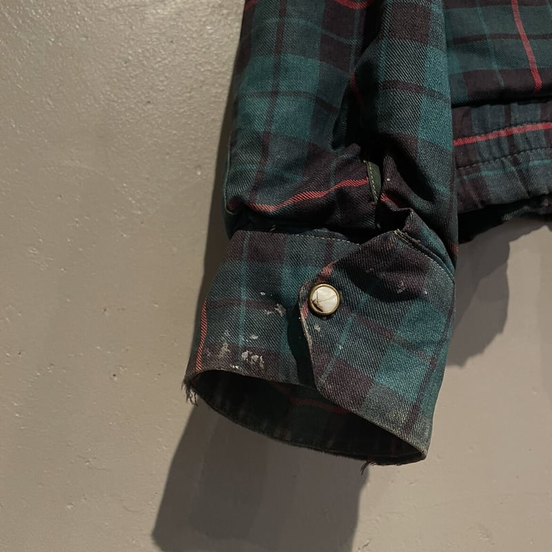 50s Bantamac plaid gabardine jacket | sui & shara 50s Bantamac plaid gabardine jacket | sui & shara
