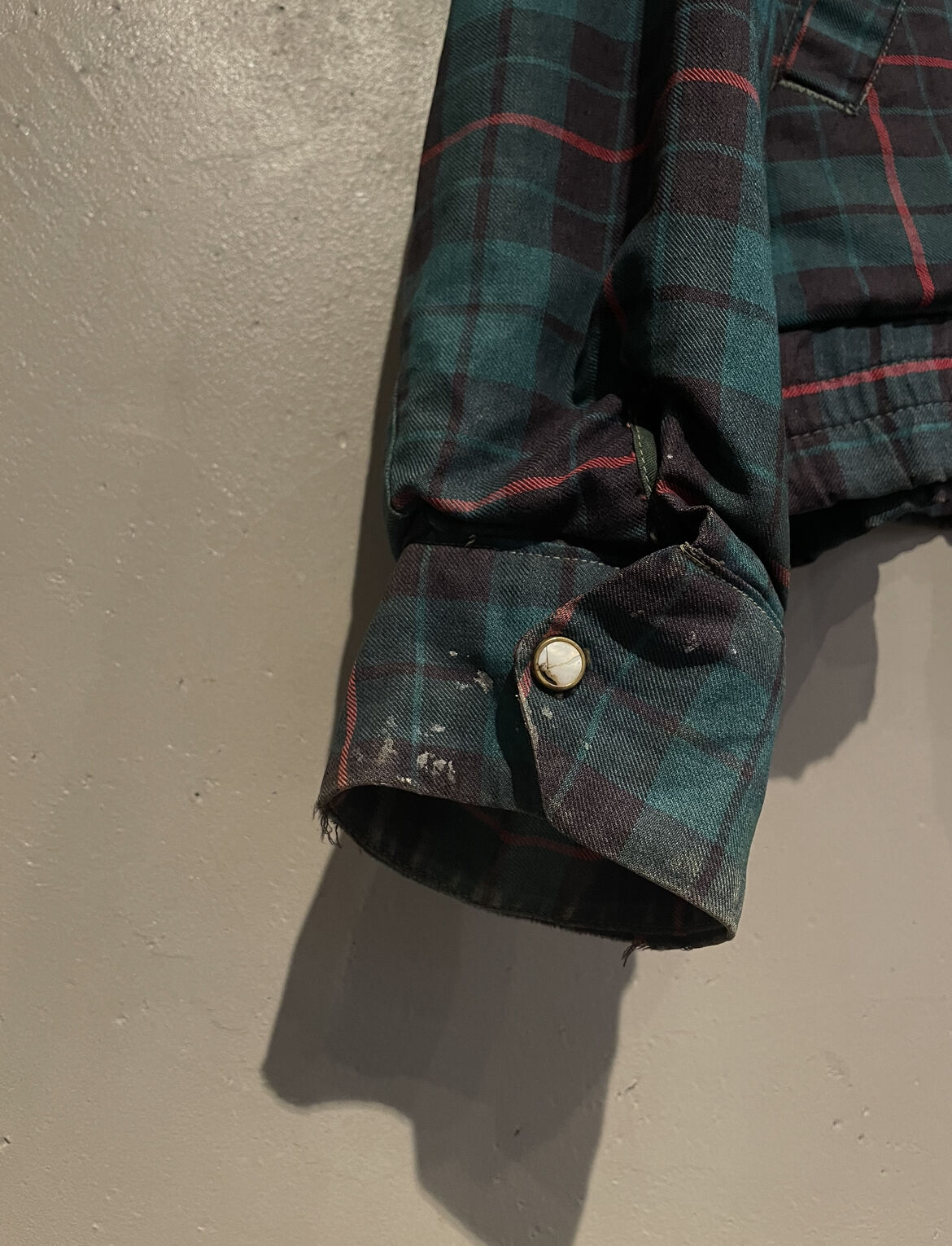 ジャケット・アウター 50s~ BANTAMAC Gabardine Jacket vintage VINTAGE) 1950'S BANTAMAC NUBUCK LEATHER PANELED GABARDINE