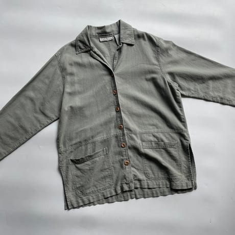 90’s linen/cotton shirt jacket