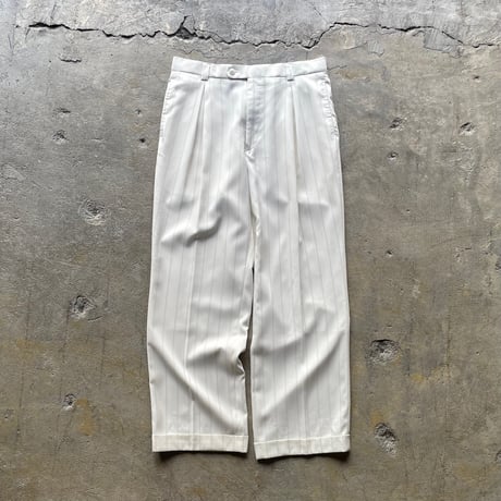 パンツ used stripe flare slacks STRIPE FLARE SLACKS【BLACK】 | SHIKITARI