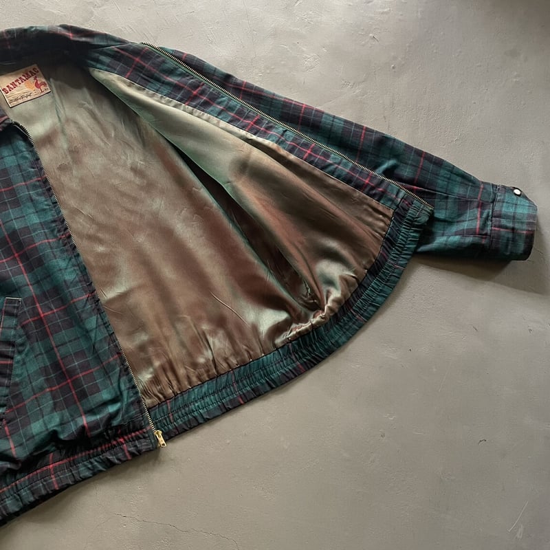 50s BANTAMAC ギャバジャン 50s Bantamac plaid gabardine jacket | sui & shara