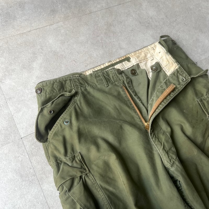 50's US.ARMY M-51 ミリタリーカーゴパンツ 40~50's U.S ARMY 米軍実物 M-51 Modified Field Cargo Pants