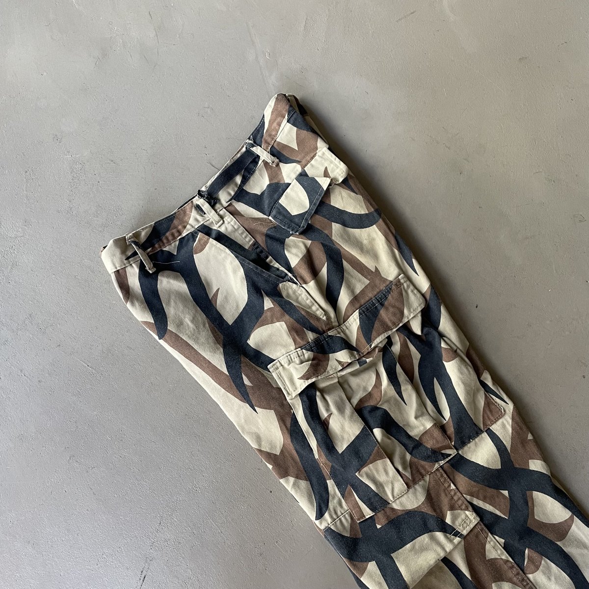 90s ASAT tribal camouflage cargo pants | sui &