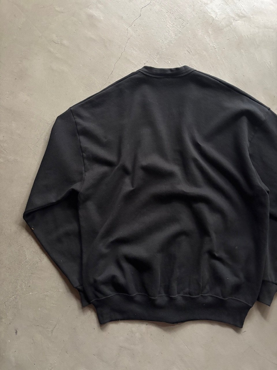 90s Jerzees sweat cardigan “Black” | sui & shara