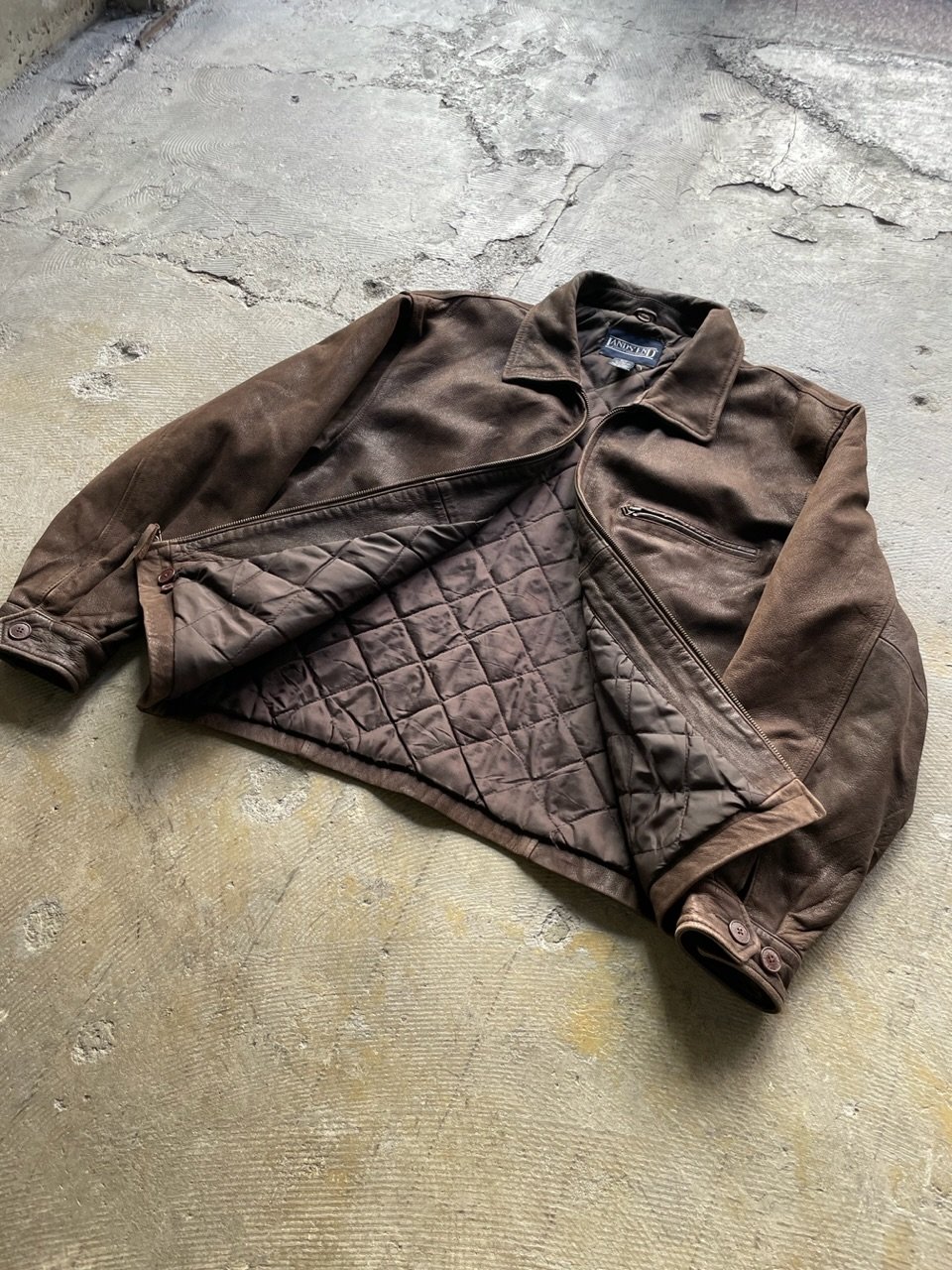 な*べ様 90s lands end A-2 real leather jack な*べ様 90s lands end A-2 real leather jack