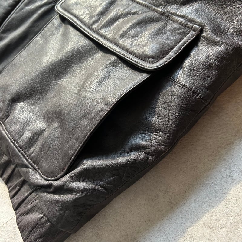 80s〜Eddie Bauer leather down vest | sui & shara