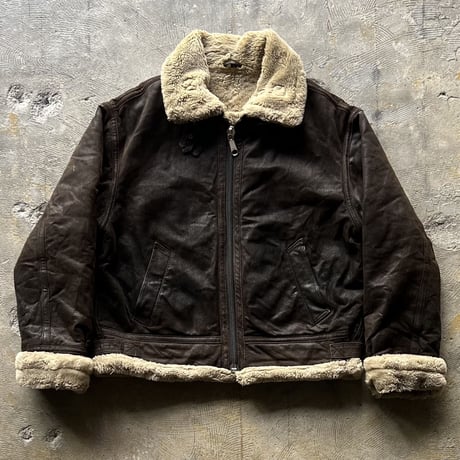 〜90s B-3 type leather jacket