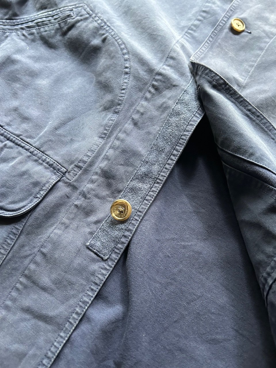 ★ 希少 ポロ ラルフローレン コットン100% ワークジャケット　ペイント 90's~ Polo Ralph Lauren garment dye cotton jack