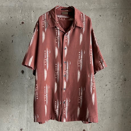 TIGRE BROCANTE 和柄 アロハシャツ TIGRE BROCANTE 和柄 アロハシャツ