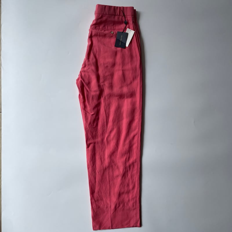 90s Ralph Lauren linen/silk 2tuck slacks 
