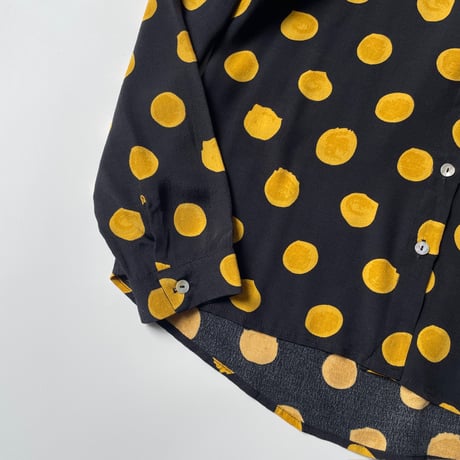 dot pattern L/S shirt