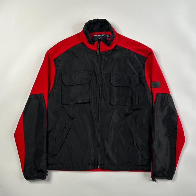 90年代 ナイロンジャケット（90's Polo sport nylon/fleece tech jacket）
