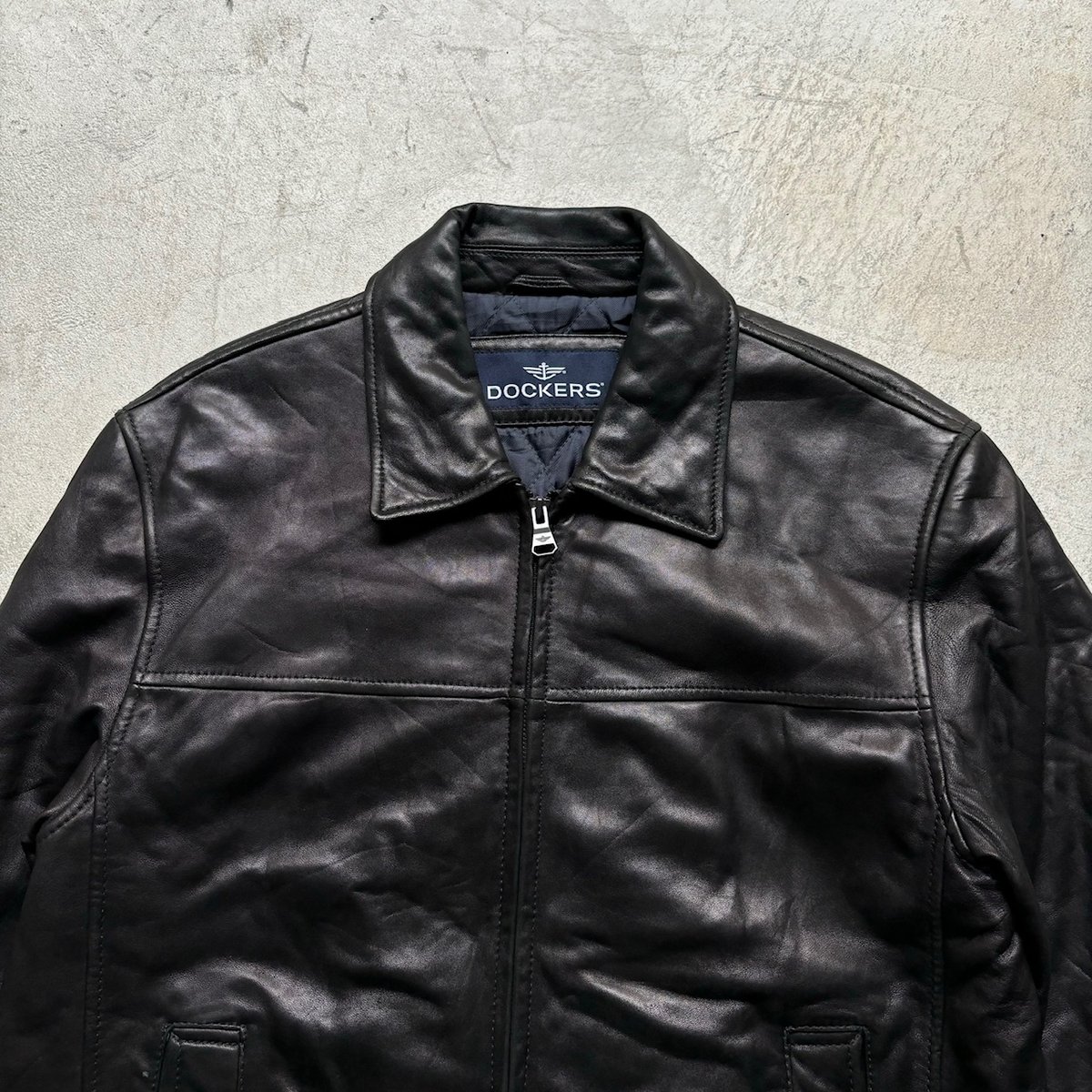 Dockers leather jacket | sui & shara