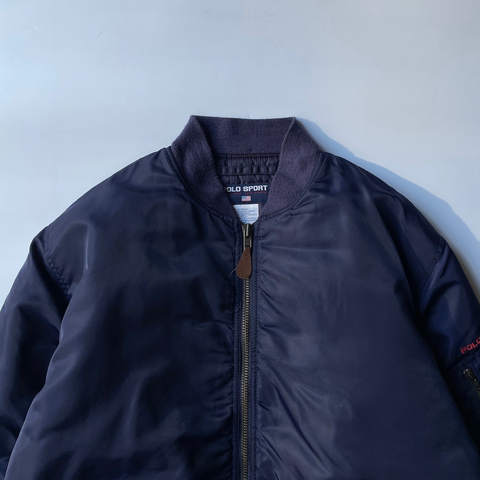 90s polo jeans MA-1 フライトジャケット 90s Polo Sports 