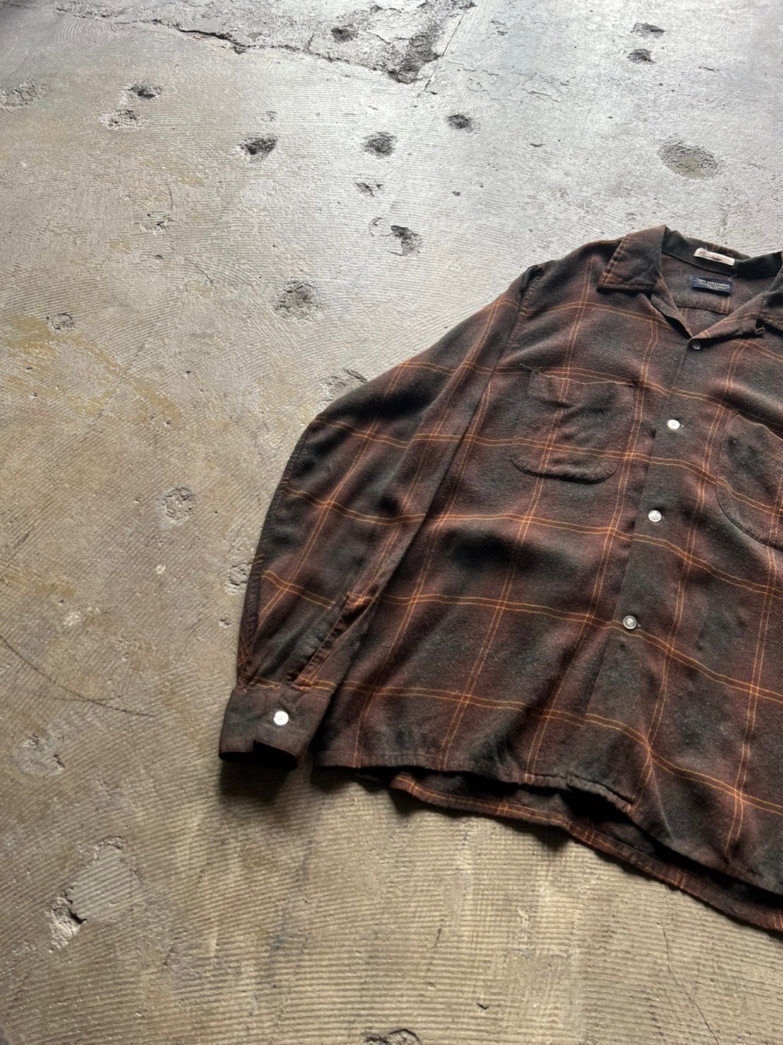 トップス VAN HEUSEN ombre check rayon shirt Rayon Ombre CHECK SHIRTS – YZ