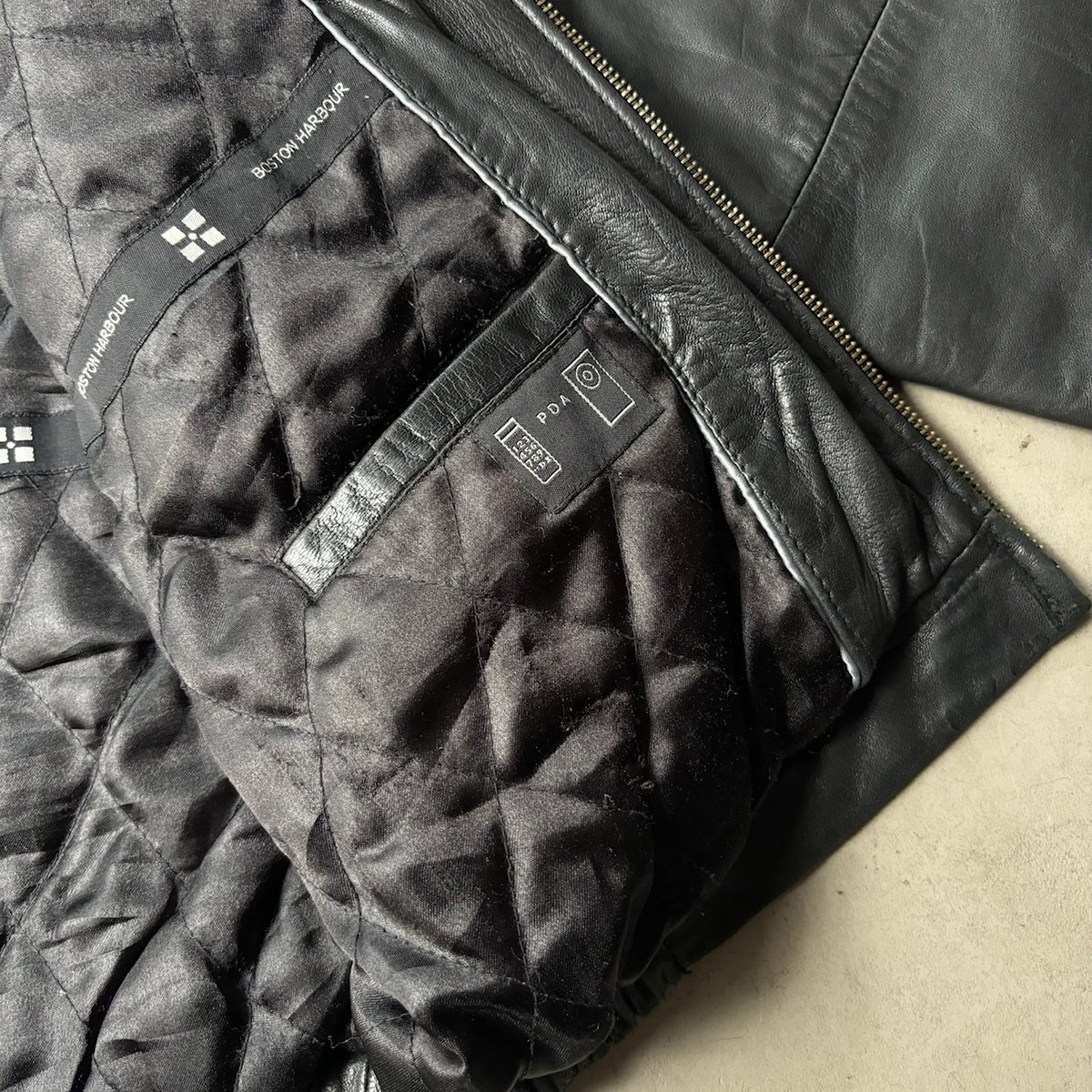Boston harbour leather jacket | sui & shara