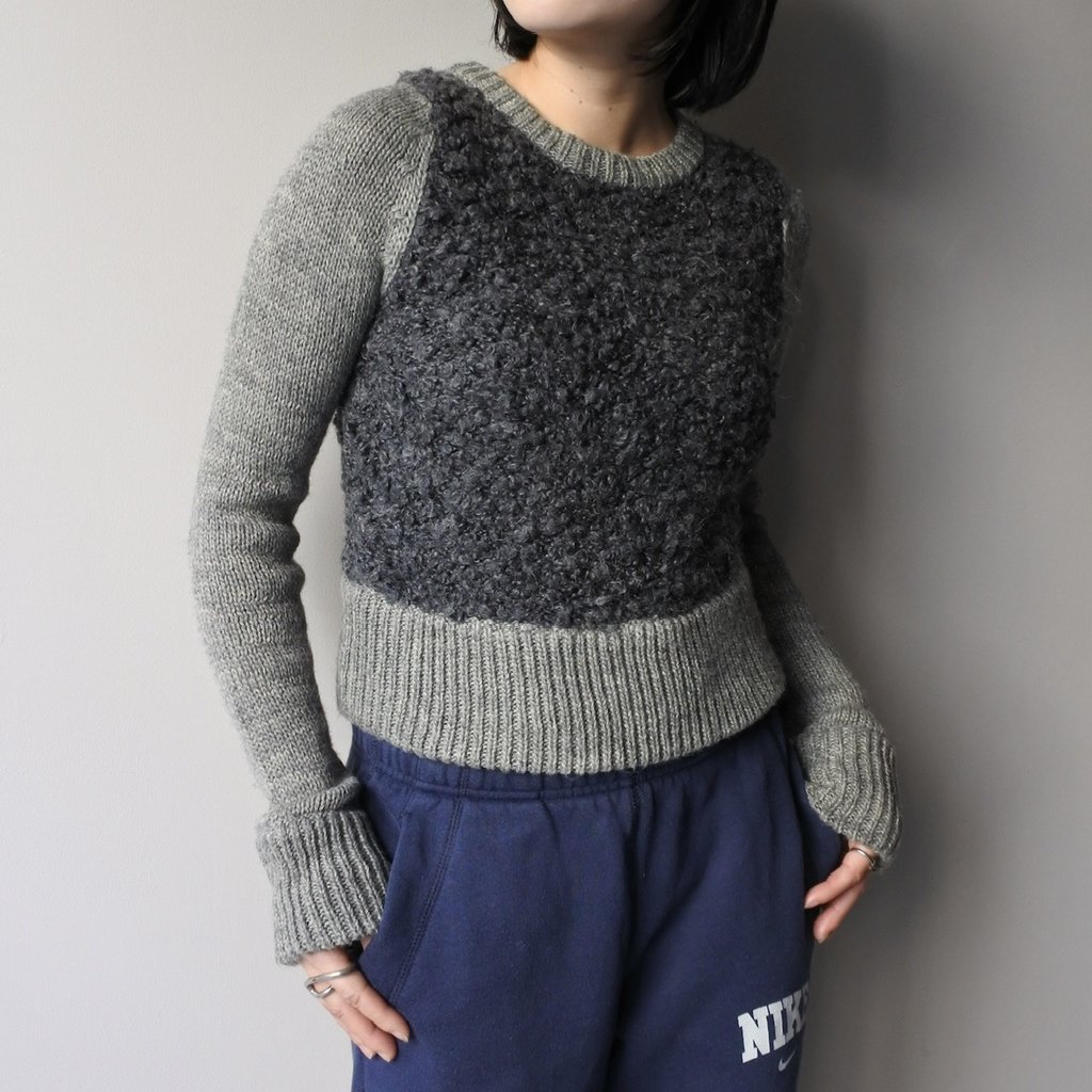 Loop yarn short length knit | sui & shara