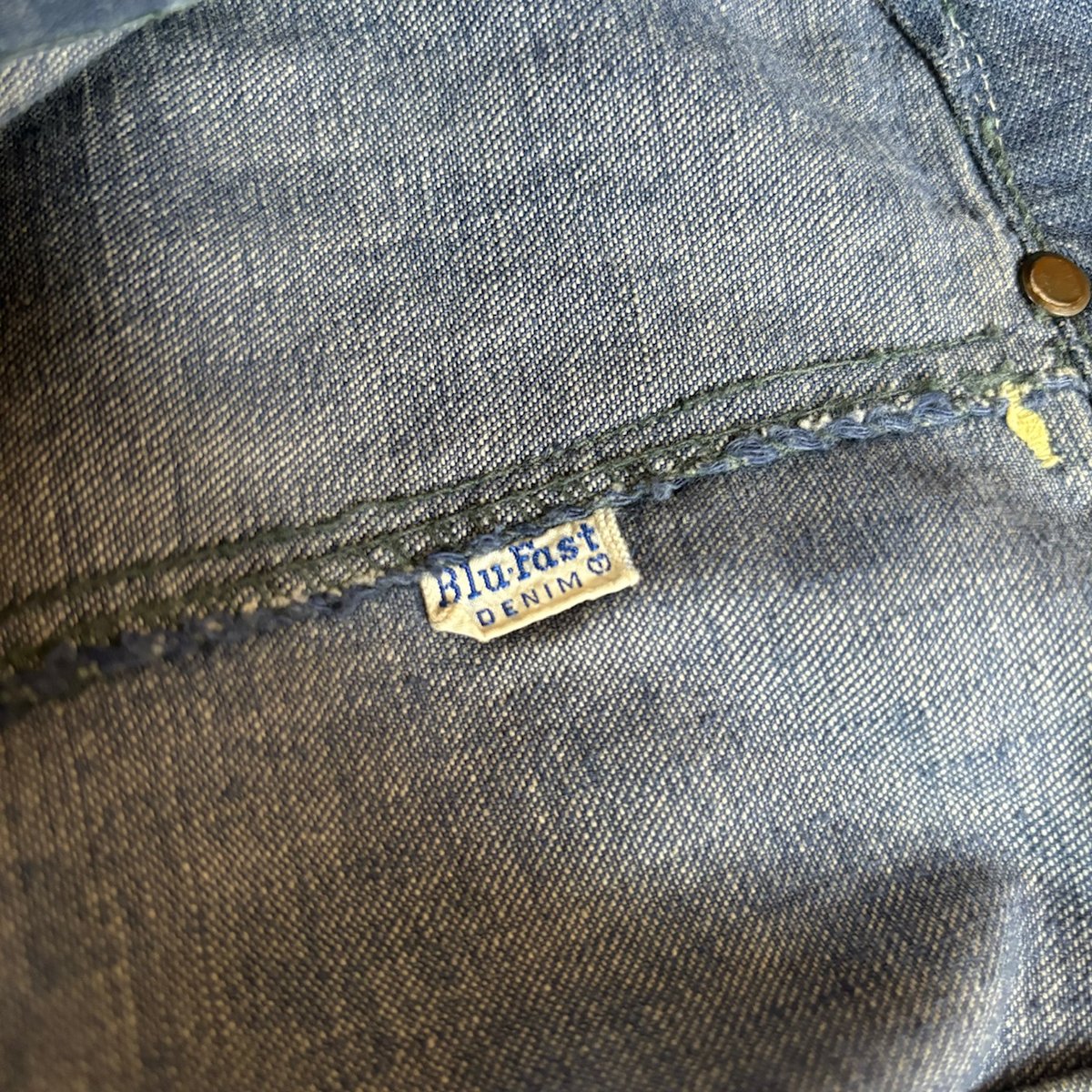 50s Lee “blu-fast denim” ranch pants | sui & shara