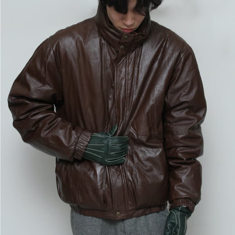 【訳あり品】80s Eddie Bauer short downjacket 80's Eddie Bauer all purpose down jacket / about M staff height:178cm