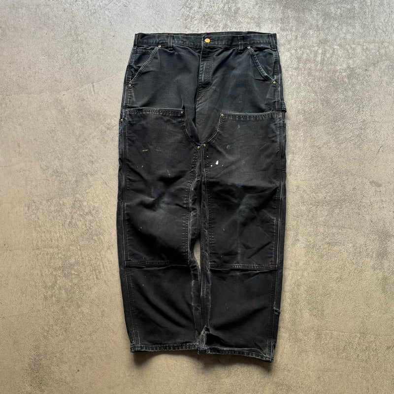 三*休様 Carhartt Double Knee Black カーハート Carhartt double knee duck painter pants | sui &