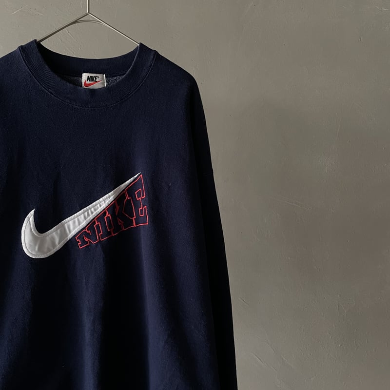 80〜90s bootleg NIKE スウェット NIKE bootleg/ナイキ ブートレッグ ロゴスウェット 90年代 (USED
