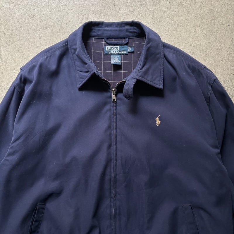 アルキヒドロ 90s POLO GOLFスウィングトップネイビーXXL裏地