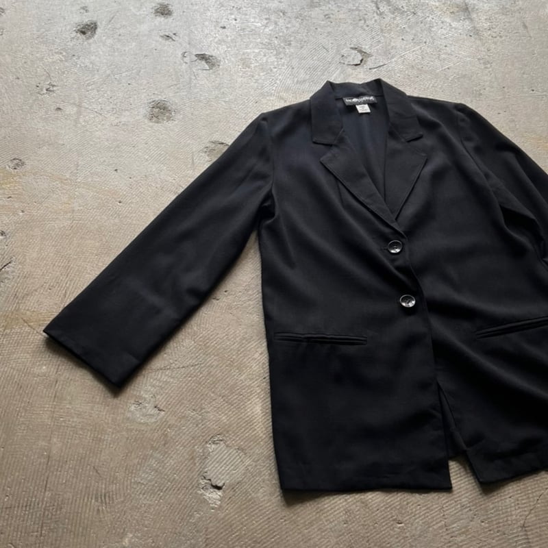 90s SAG HARBOR polyester×rayon tailored jacket