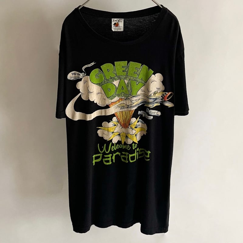 Green day レコード サイン dookie lookout シャツ Green day レコード サイン dookie lookout シャツ