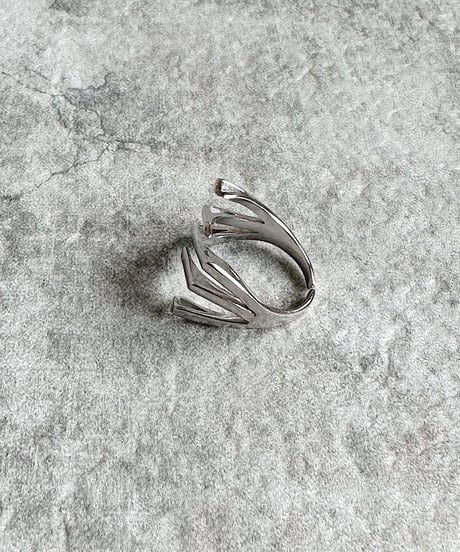 lattice signet ring B407