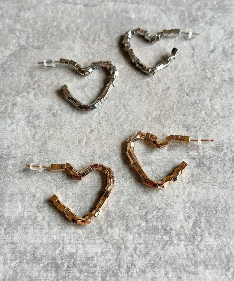 heart hoop pierce C407
