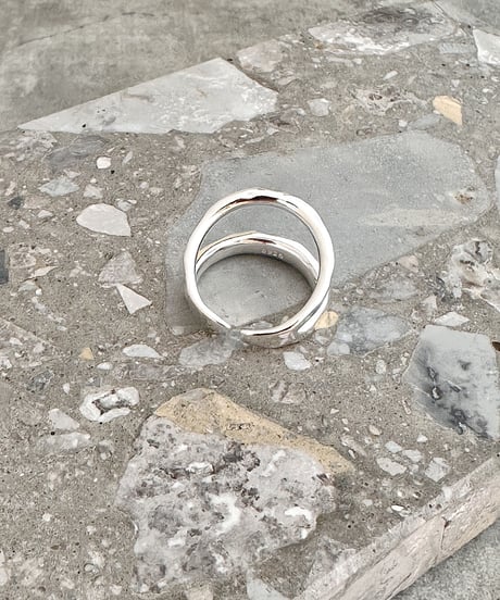 double line ring G411