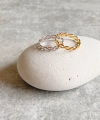 braided ring G317