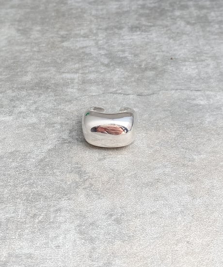 square silver ring J211