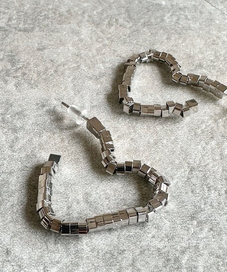 heart hoop pierce C407