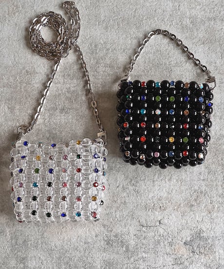 jewel beaded mini bag C703