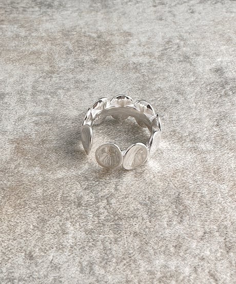 oval shape ring J417
